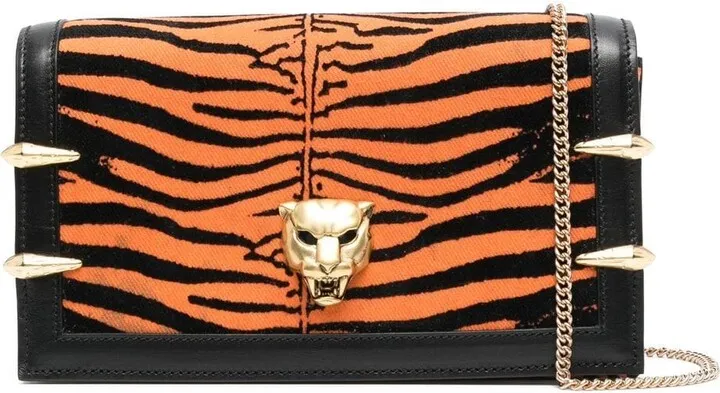 Tiger-Print Shoulder Bag