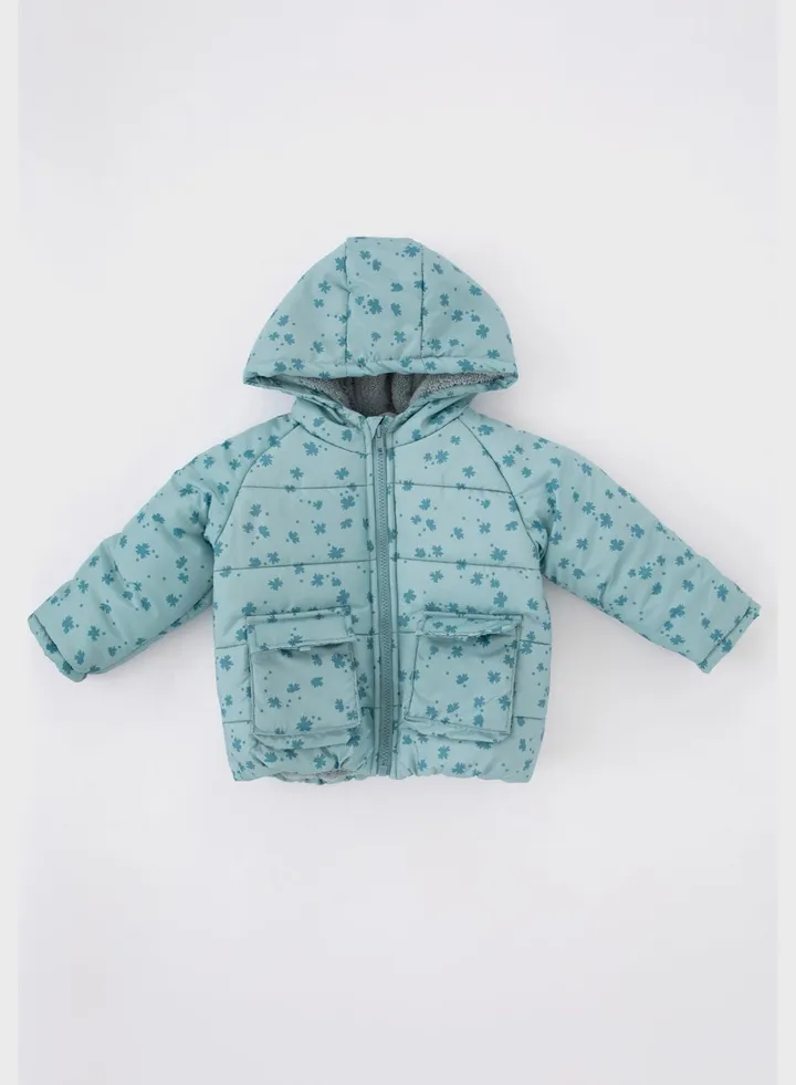 Kids Floral Print Hoodie