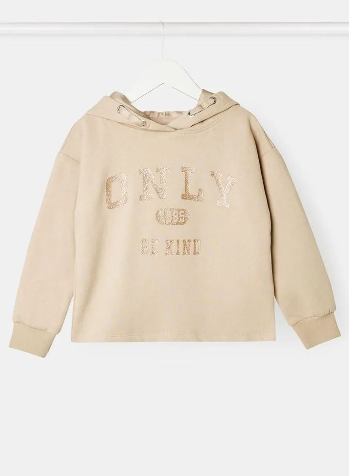 Kids Shimmer Logo Hoodie