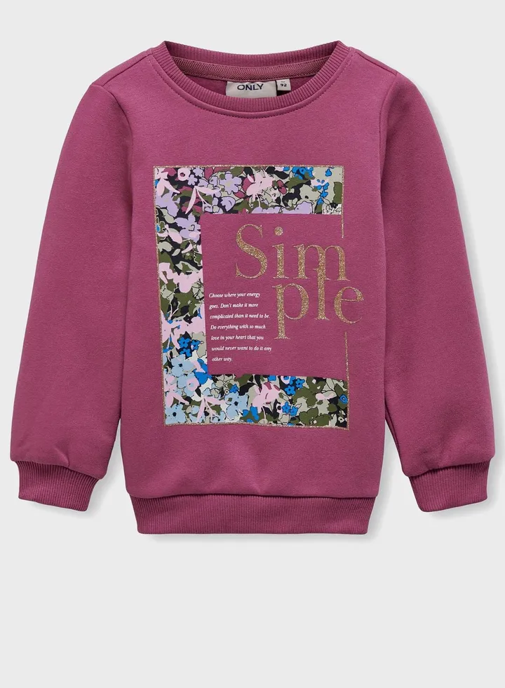 Kids Graphic Print Sweatshirt