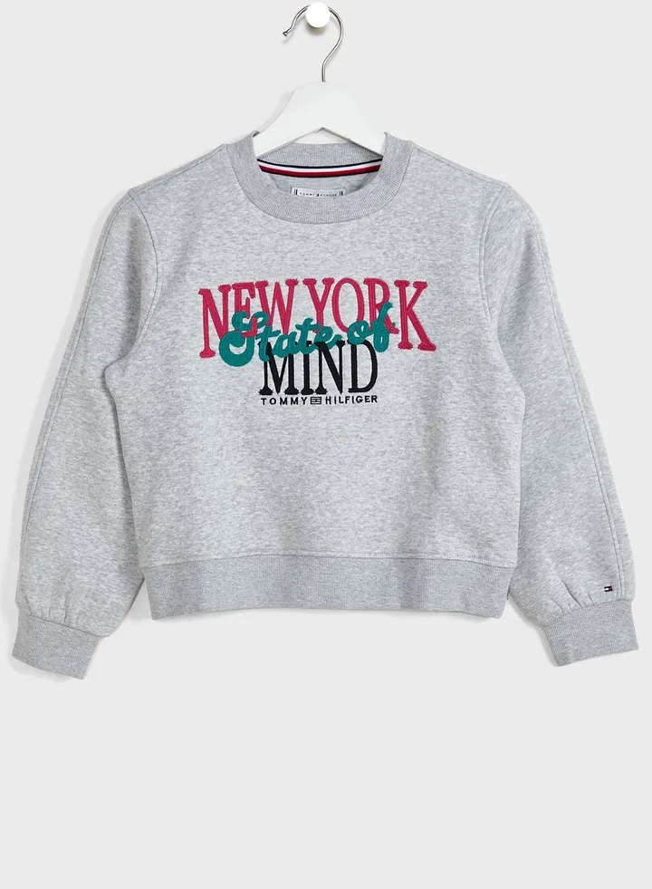 Youth Slogan Sweatshirt
