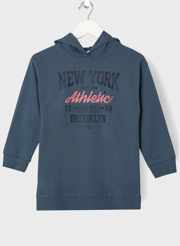 Kids Slogan Hoodie