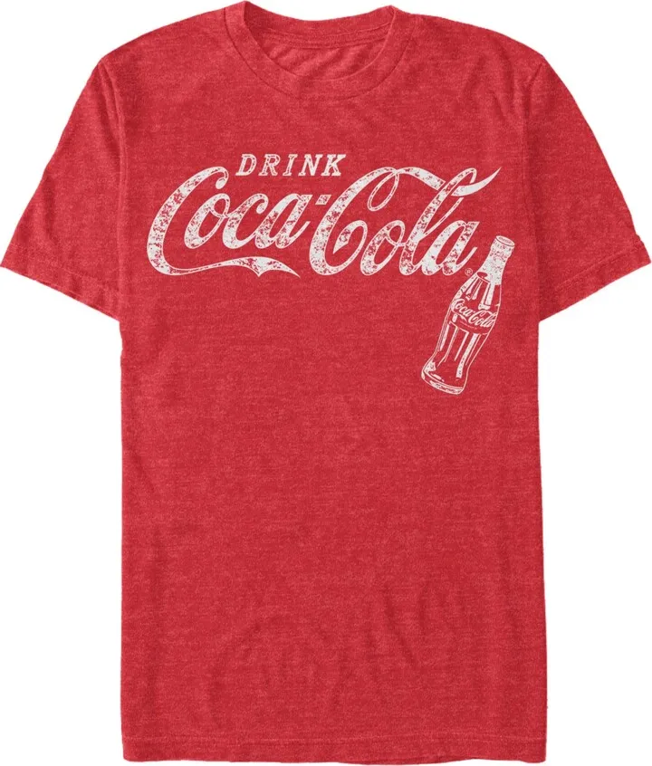 Coca-Cola Men's Retro Coke Bottle Short Sleeve T-Shirt
