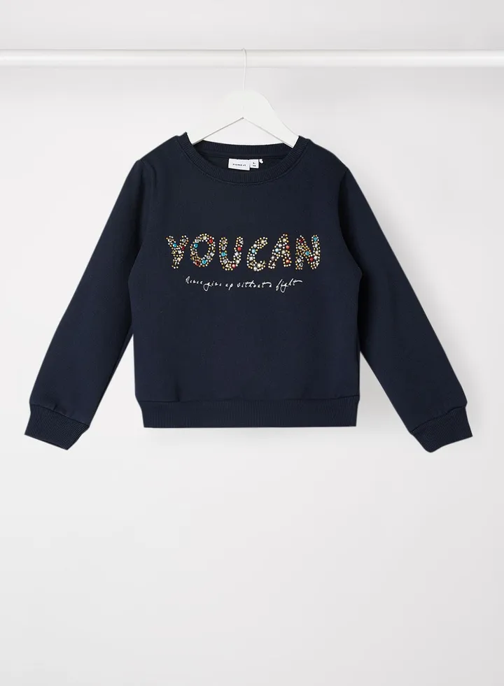 Teen Slogan Sweatshirt