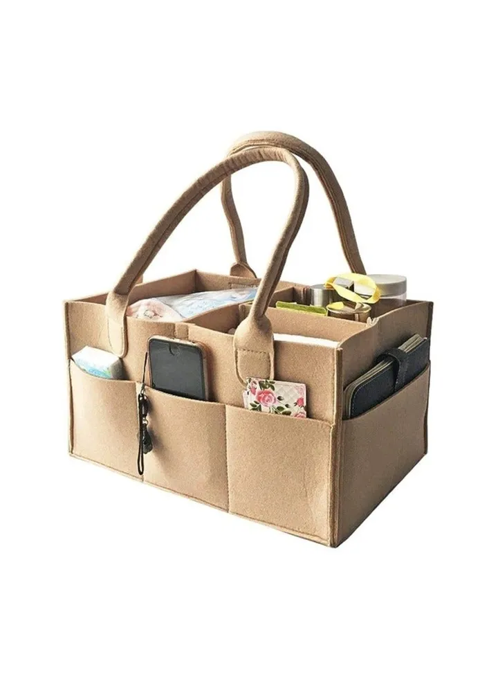 Beige Bliss The Ultimate Multi-Purpose Baby Diaper Carry Bag