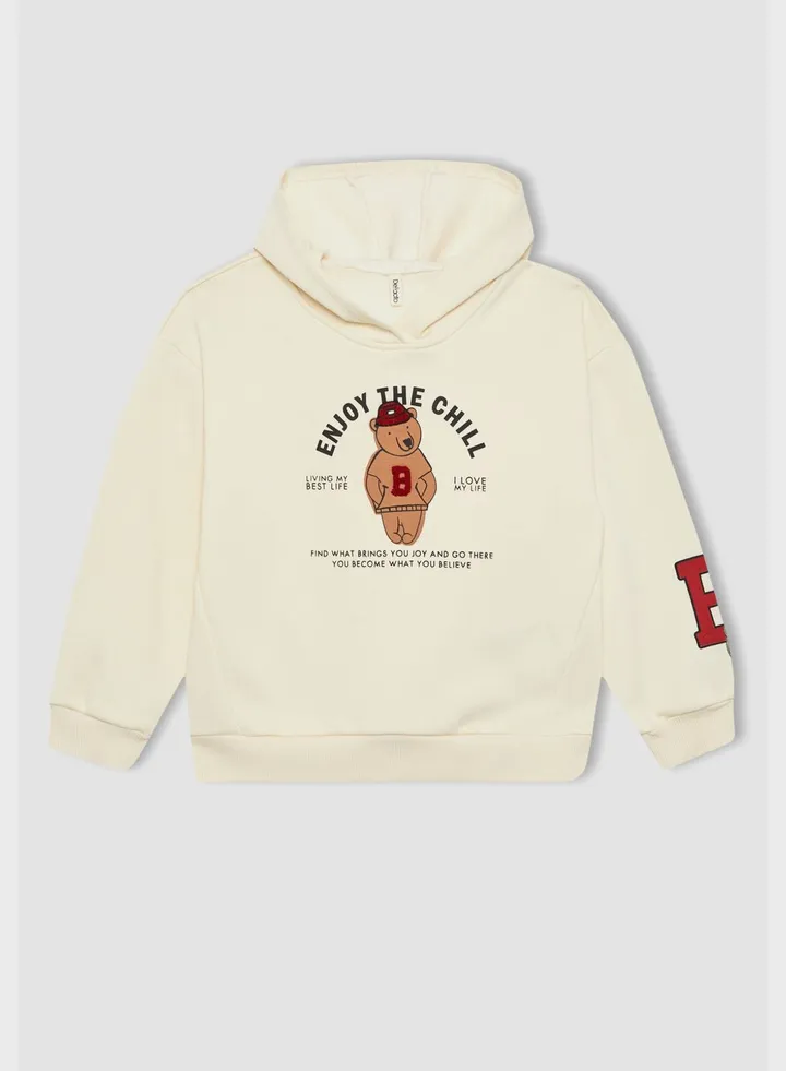 Kids Graphic Print Hoodie