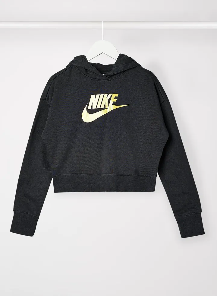 Kids/Teen Sportswear Club Cropped Hoodie Black