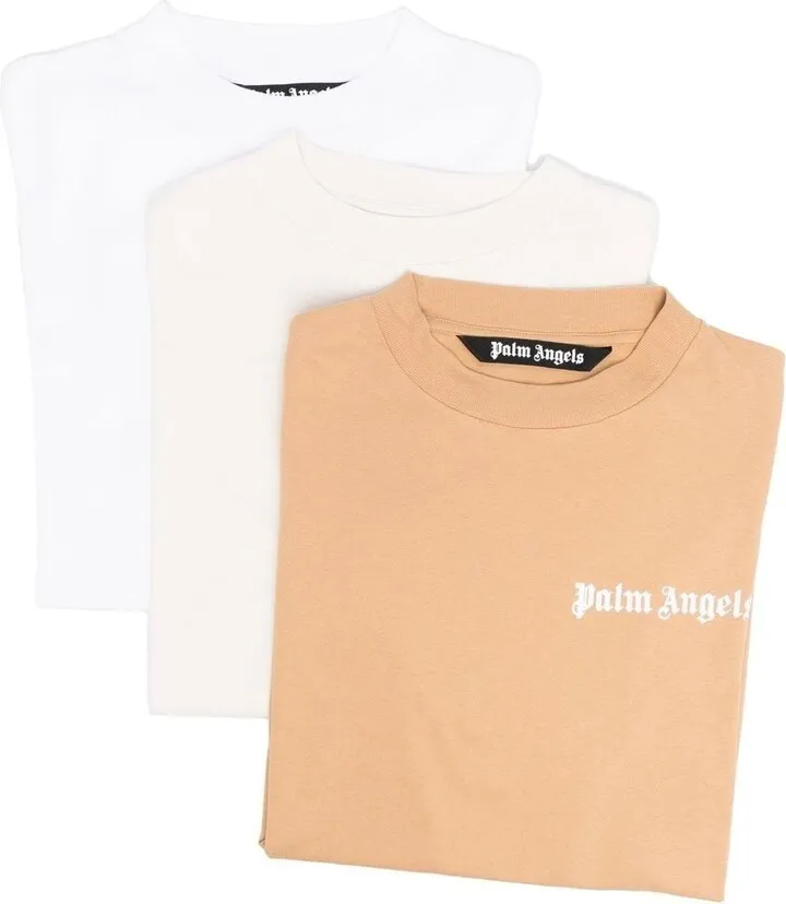 logo-print short-sleeve T-shirt 3-pack