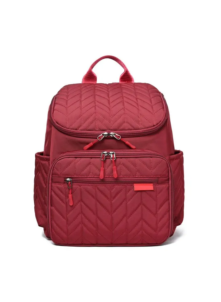 European and American large-capacity embroidery mother and baby bag portable diaper bag baby bottle insulation mummy bag