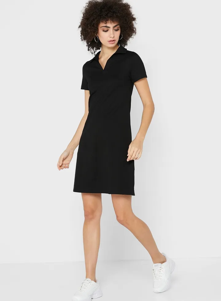 Mini T-Shirt Dress Black