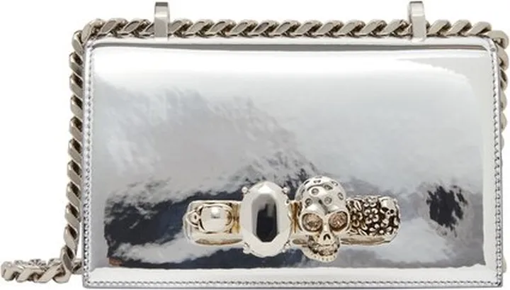 Mini Jeweled Satchel Bag