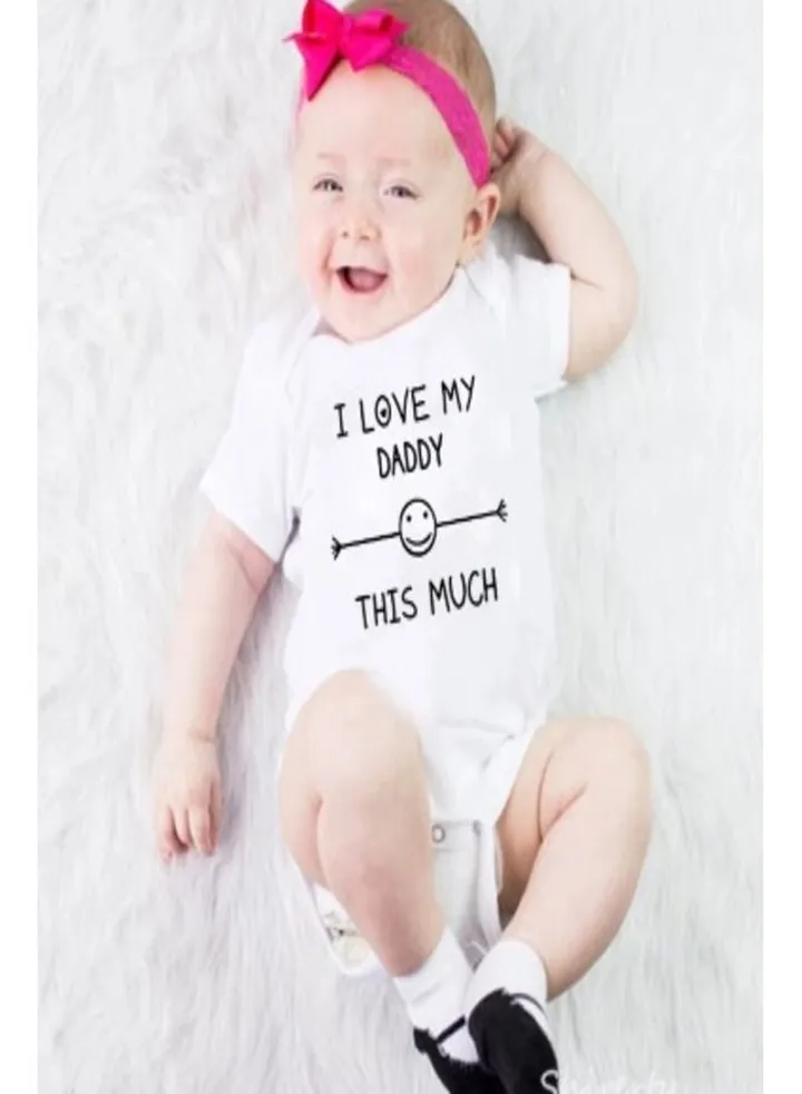 I love My Daddy This Much Baby Onesie