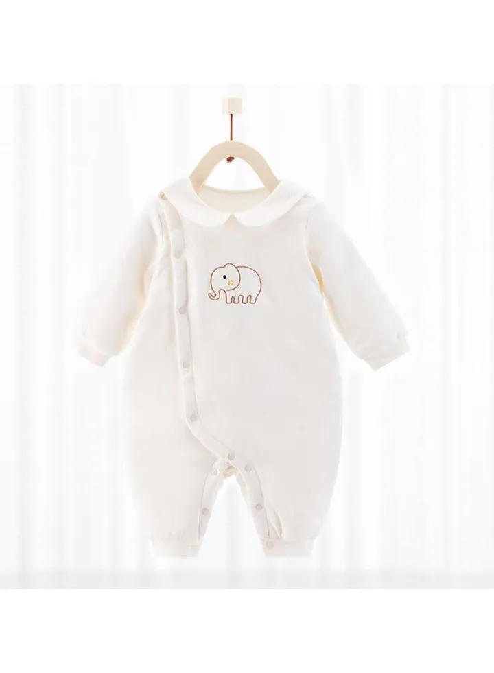Baby Cute Padded Thick Warm Jumpsuit