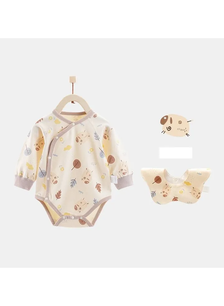 Baby Cotton Long-sleeved Comfort Jumpsuit With Bib