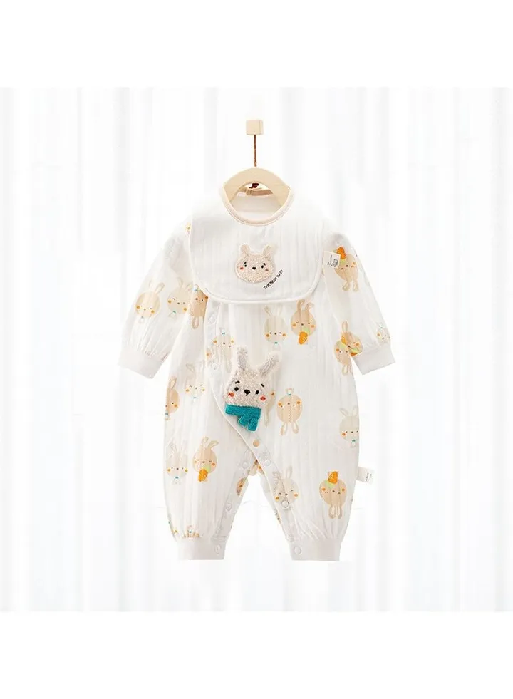 Newborn Long-sleeved Cotton Jumpsuit