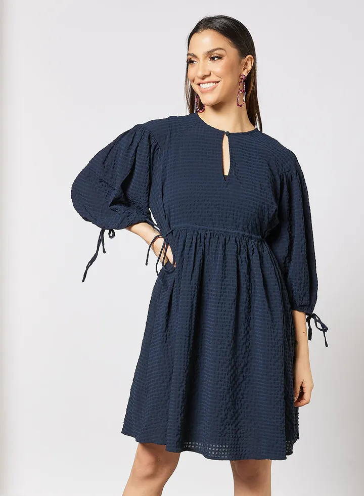 Keyhole Front Dress Salute