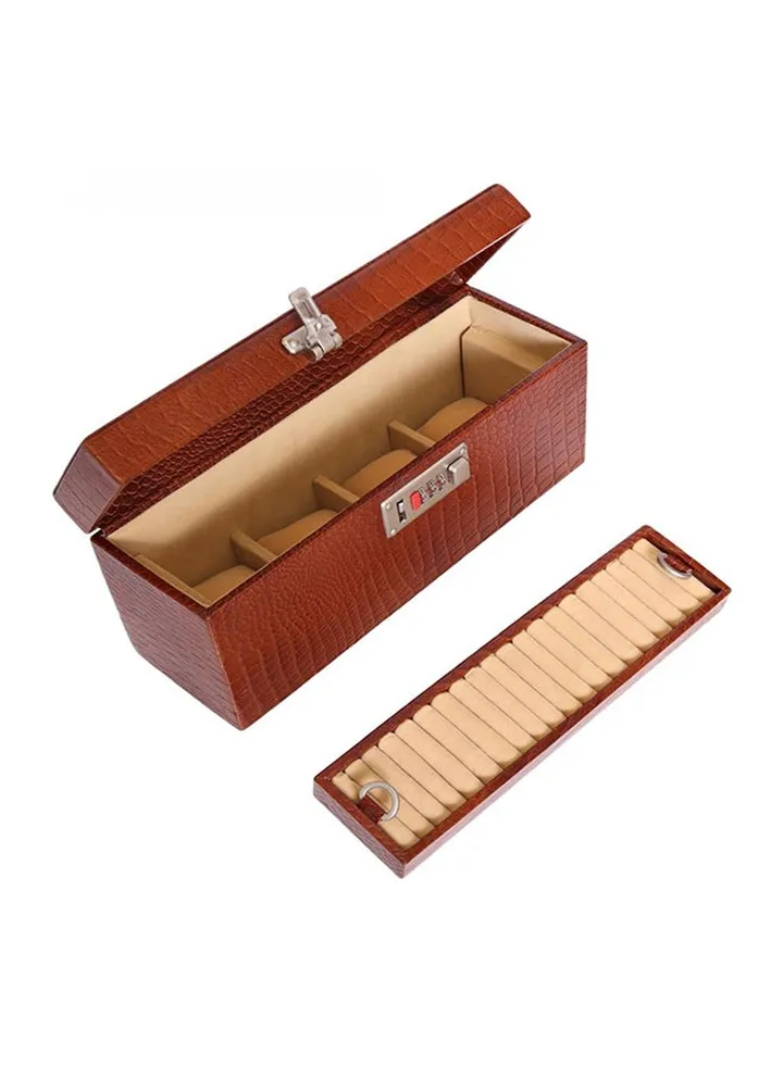 Leather Watches And Jewellery Box