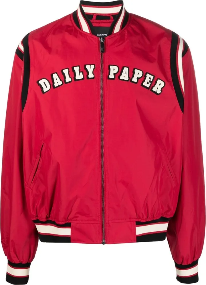 Logo-Patch Bomber Jacket