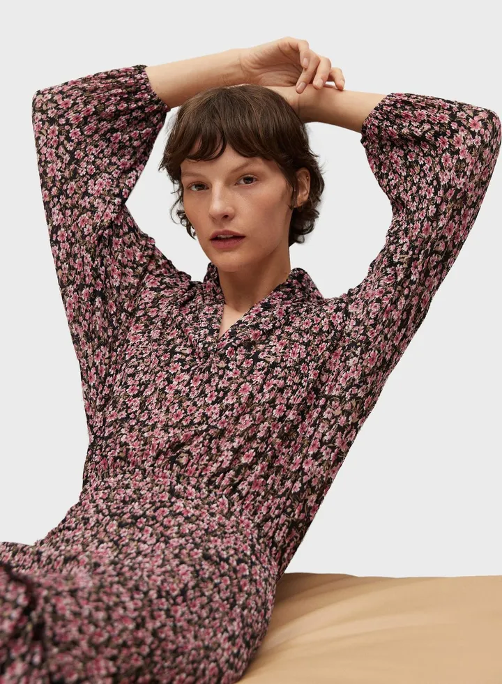 Ditsy Print Dress
