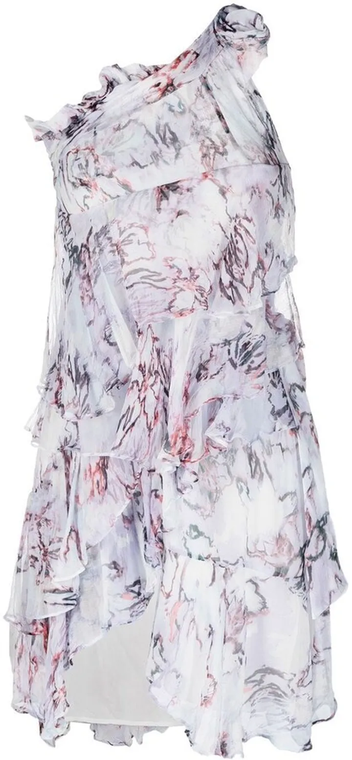 One-Shoulder Layered Dress