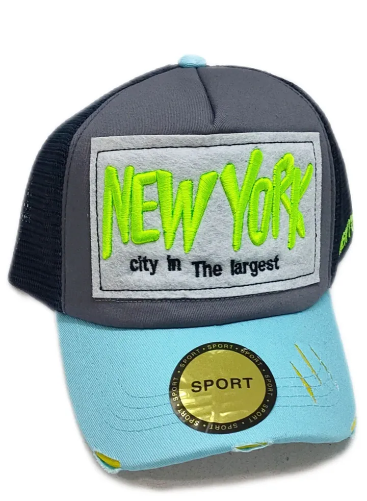 Casual mesh cap baseball, paste closure, cap sport hat, Youth sports cap for the stylish look