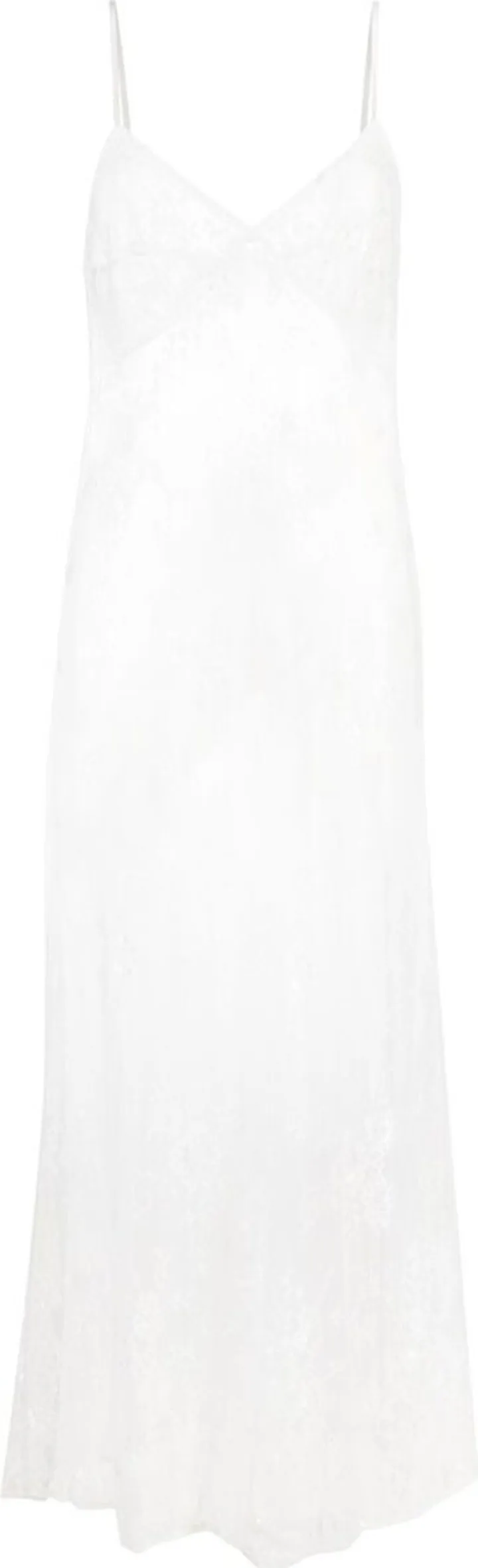 White Lace Maxi Night Dress