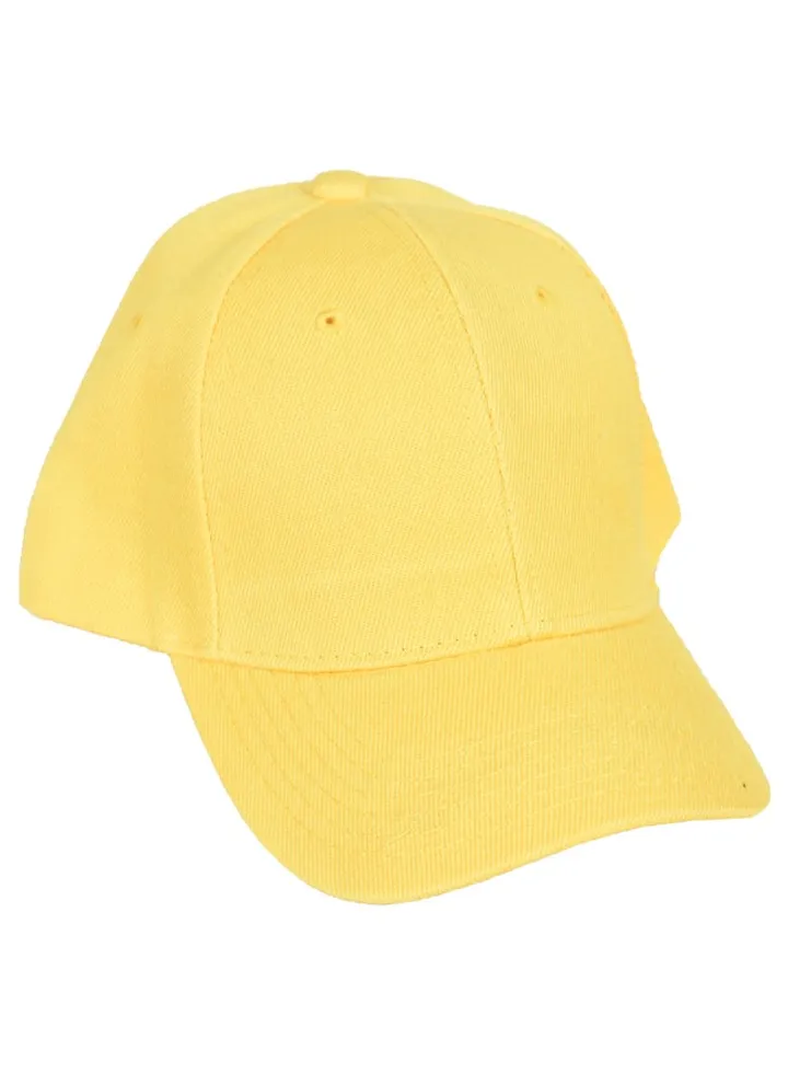 Sports Baseball Cap Yellow