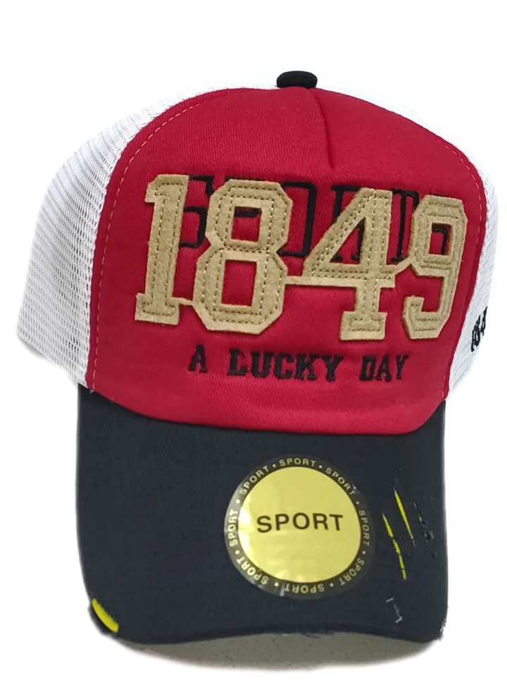 Casual mesh cap baseball, paste closure, cap sport hat, Youth sports cap for the stylish look