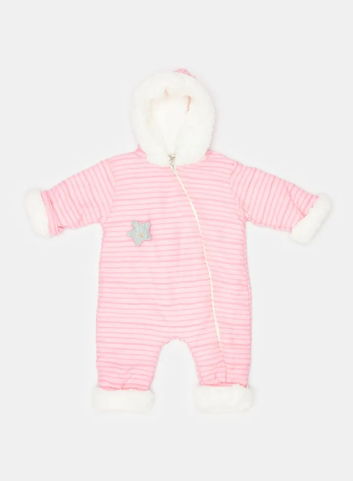 Baby Cotton Fur Playsuit