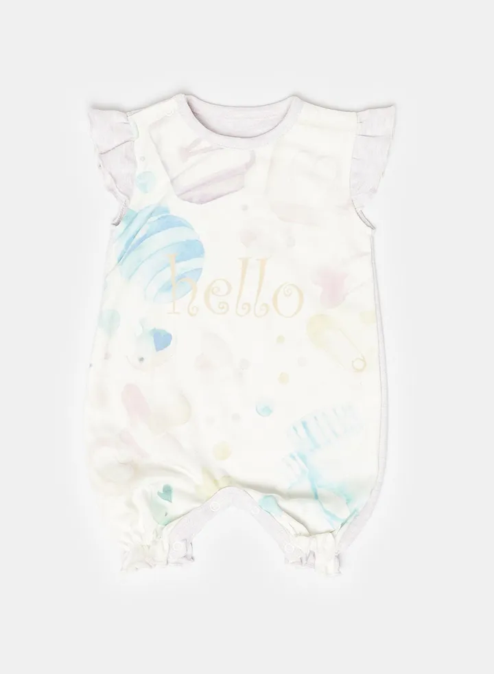Pop up baby girl Play suit