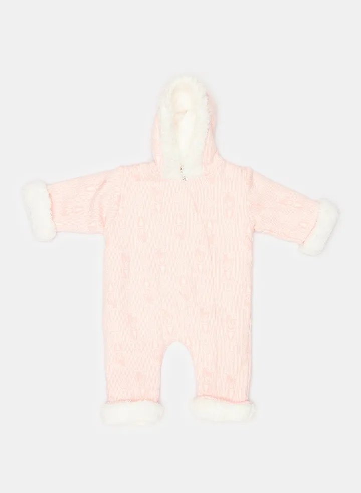 Baby Cotton Fur Playsuit