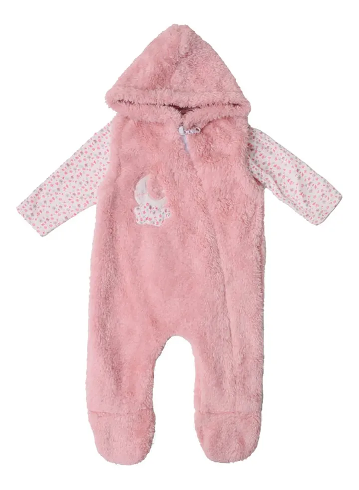 Baby Cotton Fur Playsuit Sleeveless