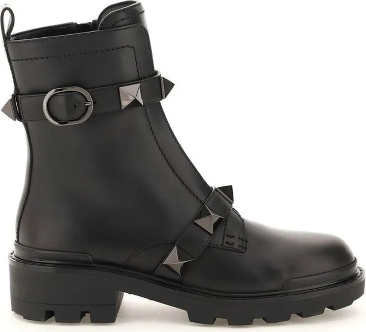 Valentino Garavani Rockstud Combat Boots