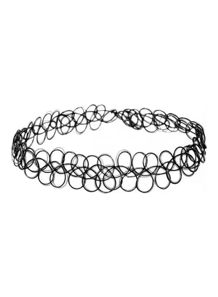 Vintage Elastic Tattoo Necklace