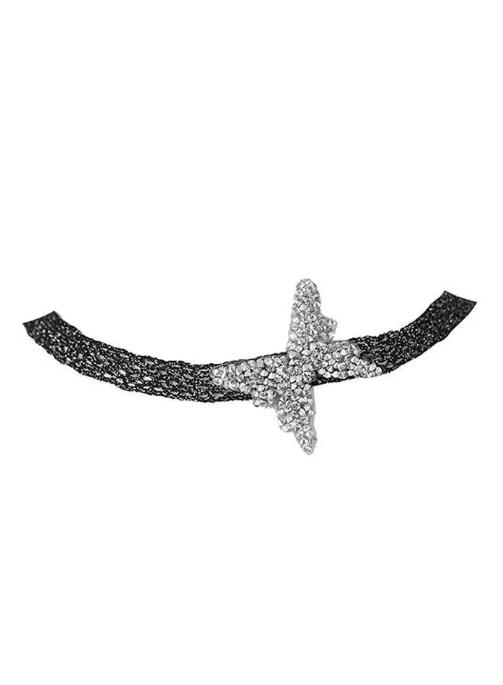 Elegant Butterflies Choker Black/White