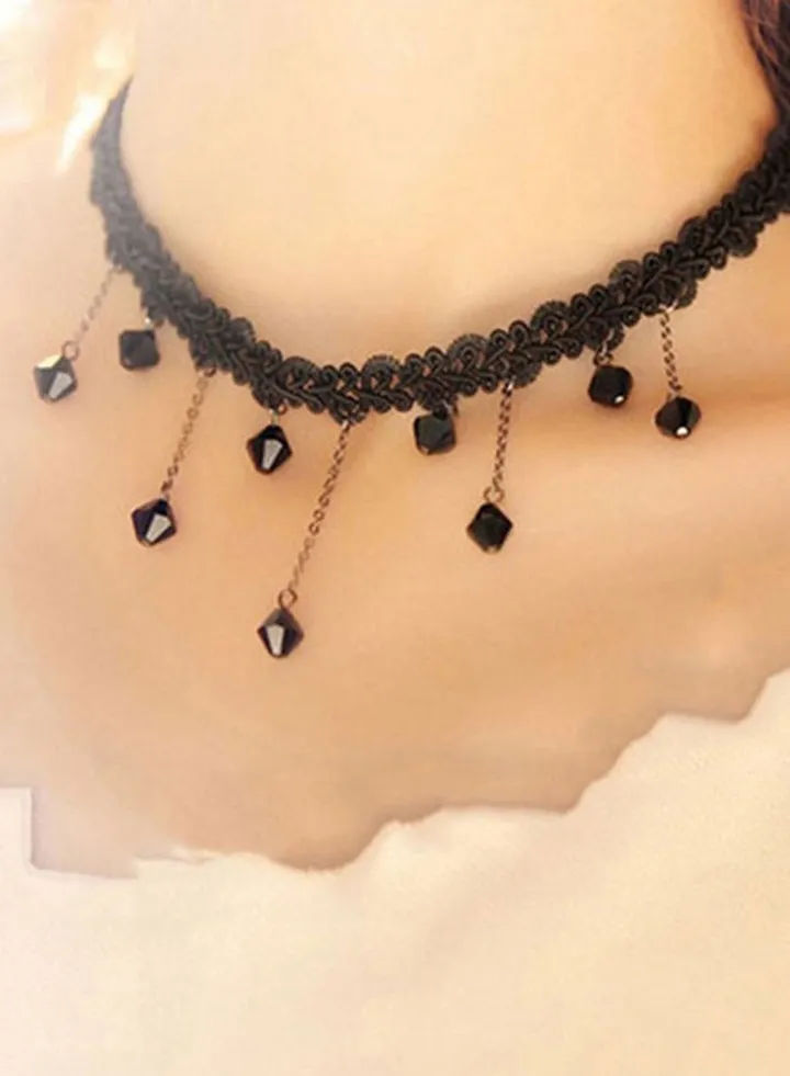 Velvet Lace Harajuku Choker