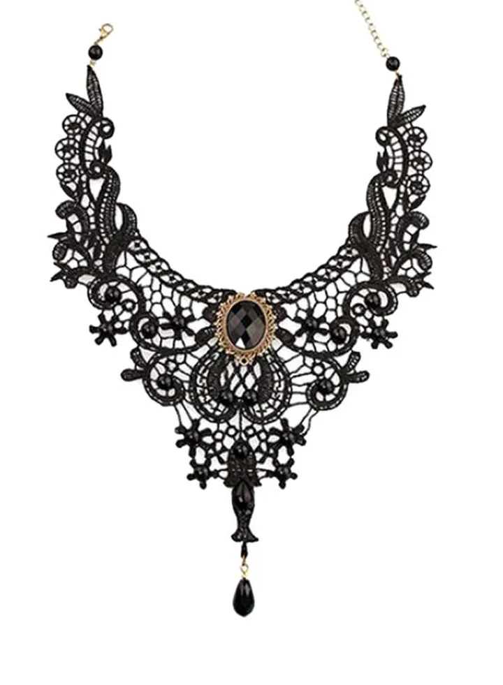 Alloy Lace Choker