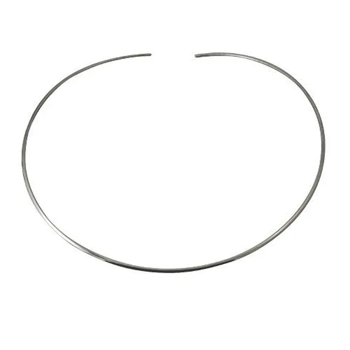 Sterling Silver Thin Cuff Collar Choker Necklace