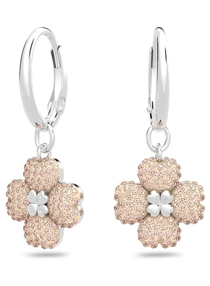 SwarovskI Lucky Clover Pendant Earrings