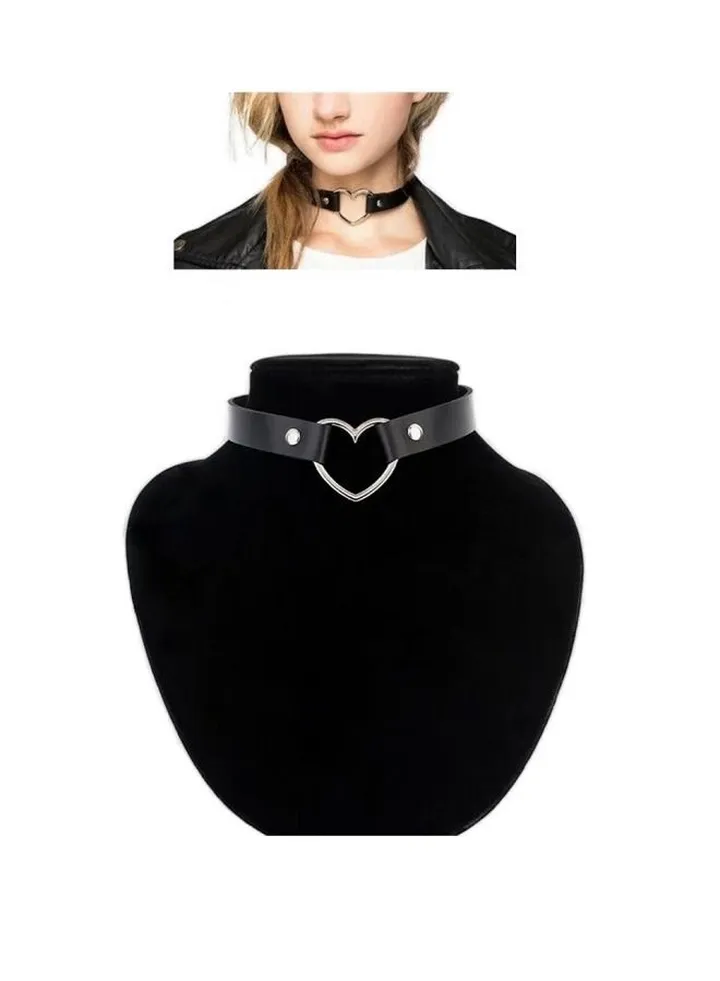 Creative neck chain, clavicle chain, punk leather necklace, leg chain