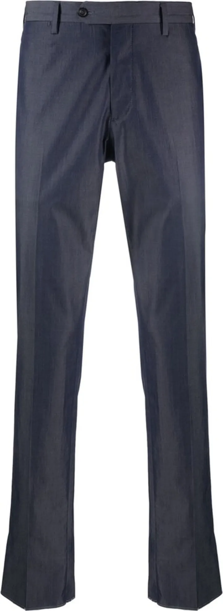 Straight-Leg Cotton Trousers
