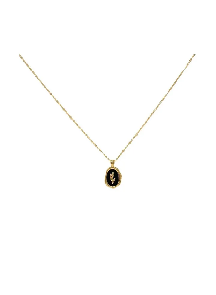 Tulip flower necklace