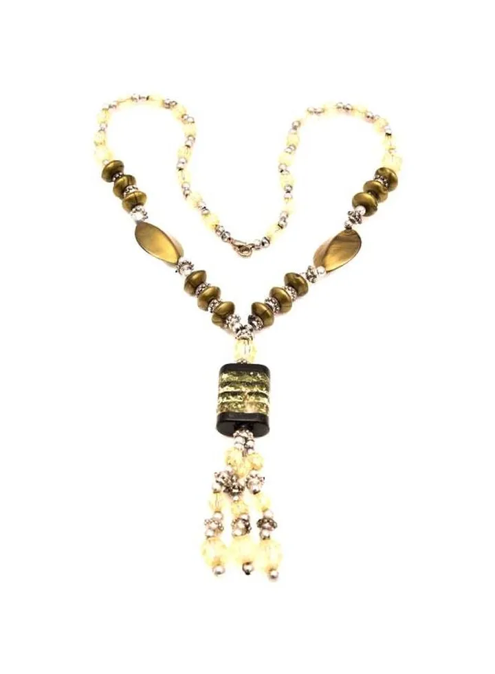 Beaded Bib Necklace