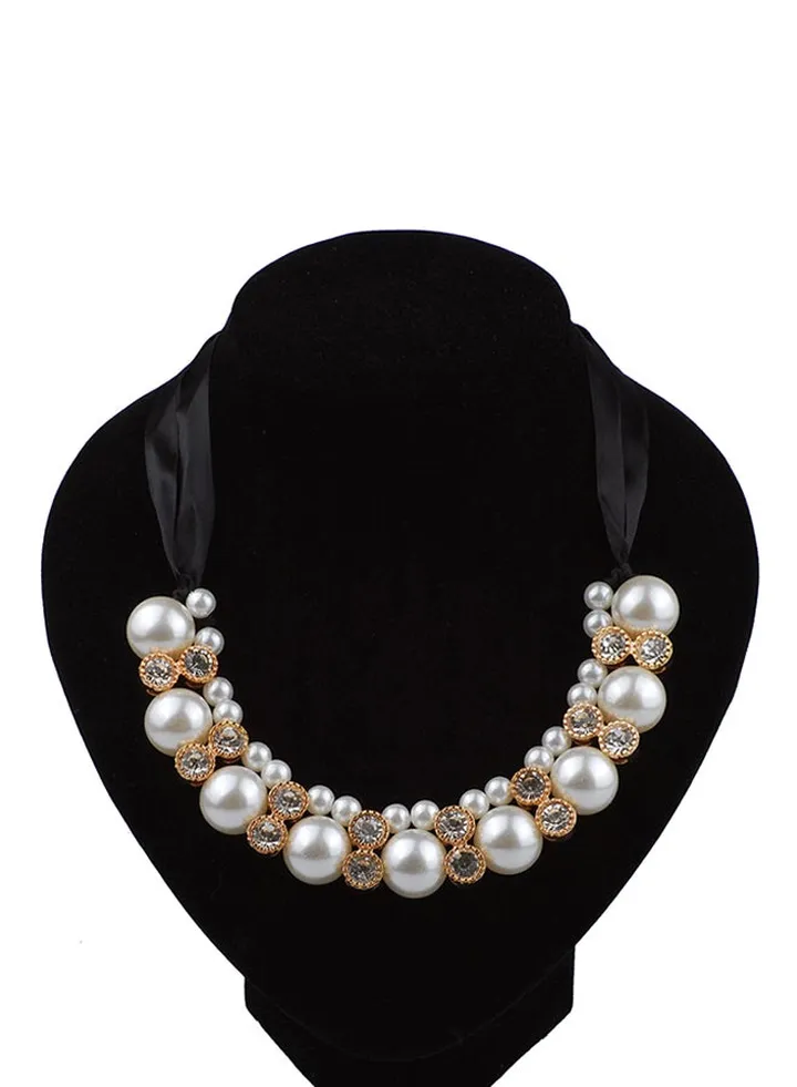 Pearl Diamond Choker Necklace