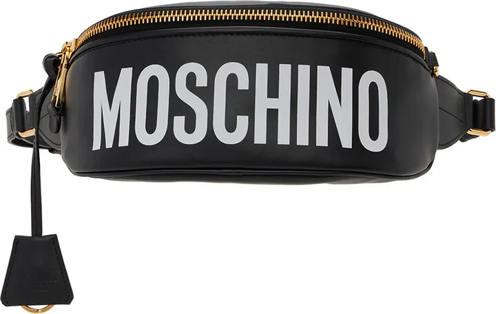 Moschino Black Logo Pouch