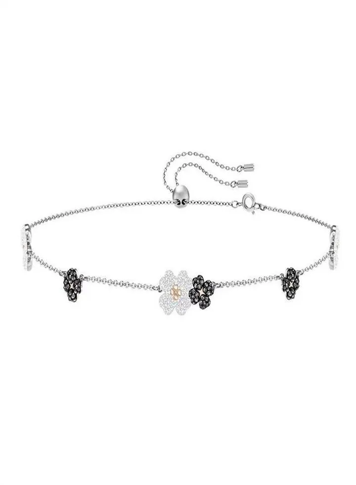 Four-leaf clover small bouquet choker