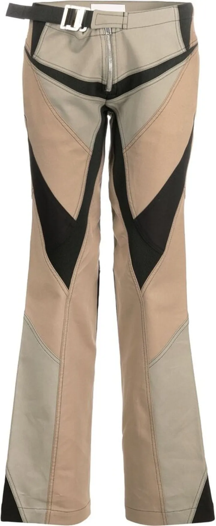 Multi-Panel Straight-Leg Trousers