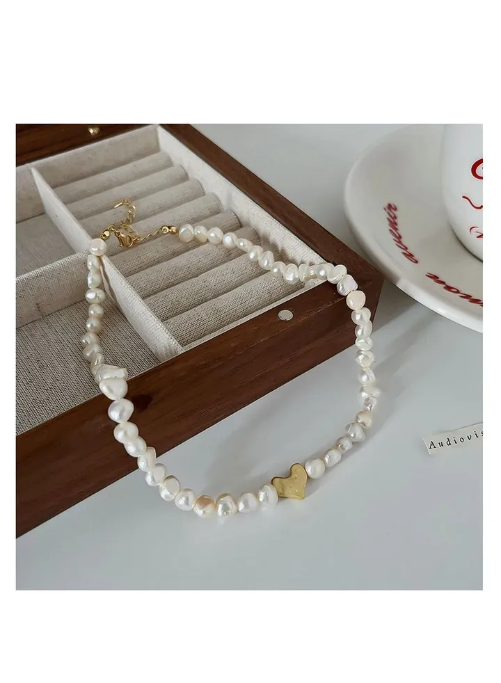 Freshwater pearl French necklace