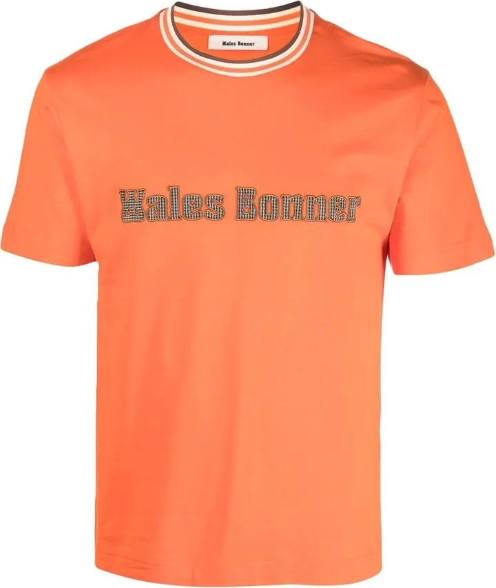 logo-embroidered short-sleeve T-shirt