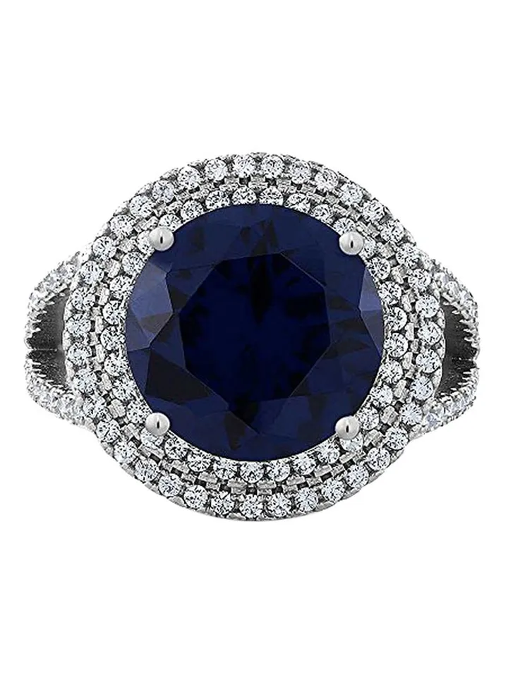 925 Sterling Silver 7.56 Carat Ring